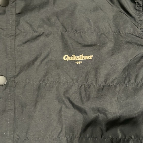 Quicksilver Plaid Men's Reversible Shirt Jacket in Brown and Gray - Picture 5 of 6